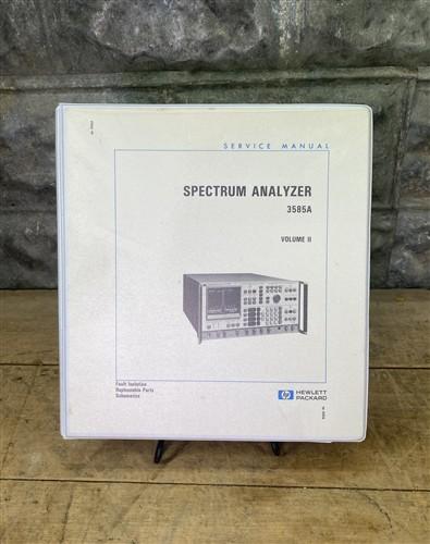 Service Manual HP Spectrum Analyzer 3585A, Volume II, Hewlett Packard