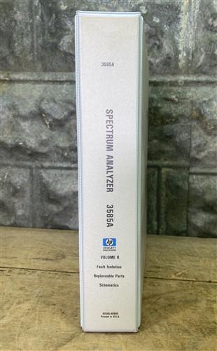Service Manual HP Spectrum Analyzer 3585A, Volume II, Hewlett Packard