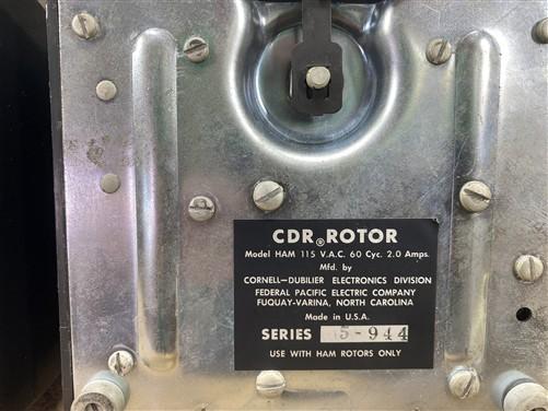 Two CDE Antenna Rotor Controllers, CDR Rotor Model HAM 115, Vintage Ham Radio