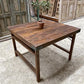 table - Rustic Square Table, Vintage Dining Room Table, Kitchen Island, Game Table, J by The Old Grainery