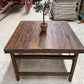 table - Rustic Square Table, Vintage Dining Room Table, Kitchen Island, Game Table, J by The Old Grainery