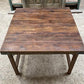 table - Rustic Square Table, Vintage Dining Room Table, Kitchen Island, Game Table, J by The Old Grainery