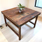 table - Rustic Square Table, Vintage Dining Room Table, Kitchen Island, Game Table, G by The Old Grainery