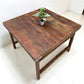 table - Rustic Square Table, Vintage Dining Room Table, Kitchen Island, Game Table, G by The Old Grainery