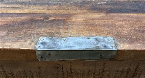 table - Rustic Square Table, Vintage Dining Room Table, Kitchen Island, Game Table, G by The Old Grainery