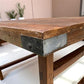 table - Rustic Square Table, Vintage Dining Room Table, Kitchen Island, Game Table, G by The Old Grainery