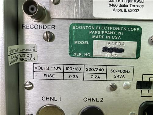 Ham Radio - Boonton 9200A RF Millivoltmeter, Vintage Ham Radio Lab Equipment by The Old Grainery (50 load, acb-160, acb-4)