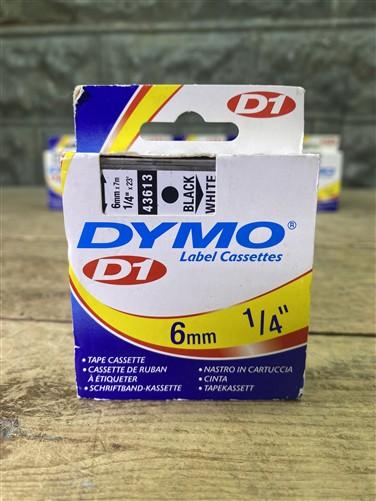 Ham Radio - Lot of 17 Dymo D1 43613 Label Cassettes 1/4" 6mm Black on White New Old Stock by The Old Grainery (50 load, ac...