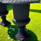 Garden urn - 39" Tall Cast Iron Fluted Urn, Flower Pot Planter, Garden Patio Yard Art, B8 by The Old Grainery (aluminum, A...