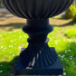 Garden urn - 39" Tall Cast Iron Fluted Urn, Flower Pot Planter, Garden Patio Yard Art, B8 by The Old Grainery (aluminum, A...