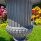 Garden urn - 39" Tall Cast Iron Fluted Urn, Flower Pot Planter, Garden Patio Yard Art, B8 by The Old Grainery (aluminum, A...