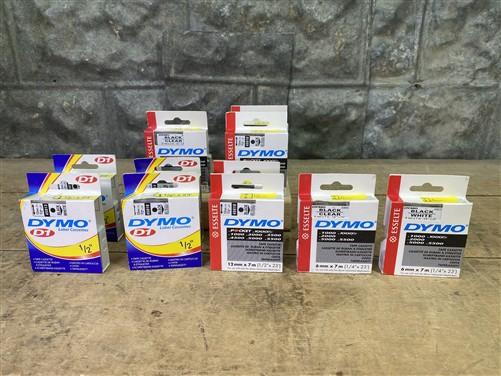 Ham Radio - Lot of 11 Dymo 43613, 45013, 45010, 43613 Label Cassette 1/4" 6mm ,1/2" 12mm NOS by The Old Grainery (50 load,...