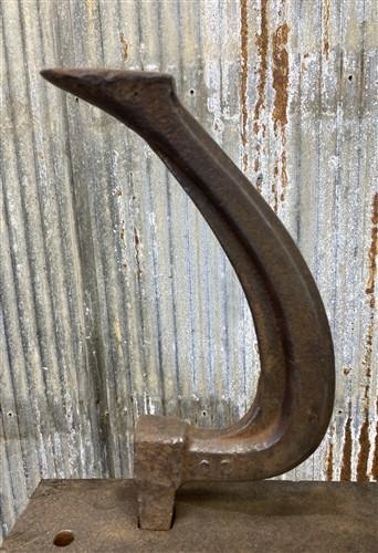 anvil - Vintage Blacksmith Anvil w/Hardy Tool, 127 lb Forging Anvil Depose, Farrier Tool by The Old Grainery (Anvil, Black...