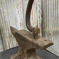 anvil - Vintage Blacksmith Anvil w/Hardy Tool, 127 lb Forging Anvil Depose, Farrier Tool by The Old Grainery (Anvil, Black...