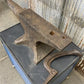 anvil - Vintage Blacksmith Anvil w/Hardy Tool, 127 lb Forging Anvil Depose, Farrier Tool by The Old Grainery (Anvil, Black...