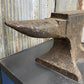 anvil - Vintage Blacksmith Anvil w/Hardy Tool, 127 lb Forging Anvil Depose, Farrier Tool by The Old Grainery (Anvil, Black...