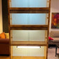Display Cabinet - Vintage Lighted Display Cabinet, Glass China Hutch, Store Display Case Shelves by The Old Grainery (cabi...