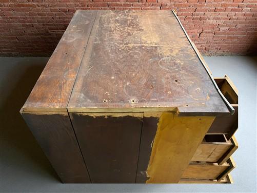 Watchmaker Desk - Watchmaker Bench, Vintage Jewelers Workbench, Entry Hall Table, Industrial Age C by The Old Grainery (ar...