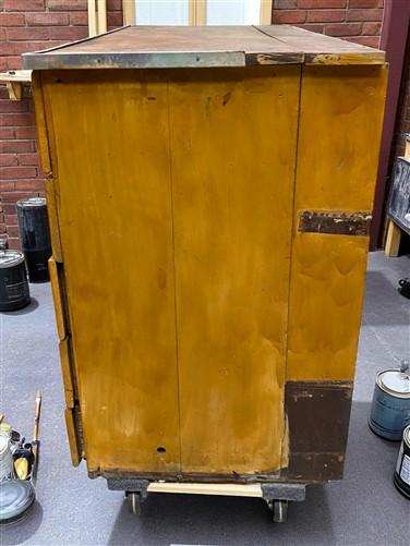 Watchmaker Desk - Watchmaker Bench, Vintage Jewelers Workbench, Entry Hall Table, Industrial Age C by The Old Grainery (ar...