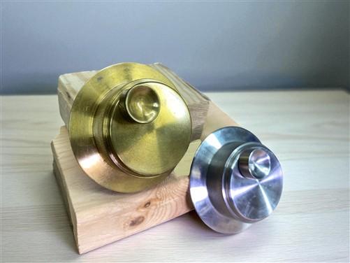 Ham Radio - Brass Stainless Steel Main Tuning Dial, Replacement Parts, Ham Radio Transceiver by The Old Grainery (50 load,...