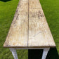 10' Harvest Table, Primitive Rustic Dining Table, Vintage Farmhouse Table, B