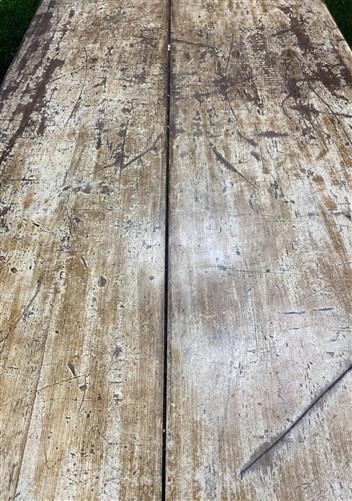 10' Harvest Table, Primitive Rustic Dining Table, Vintage Farmhouse Table, B