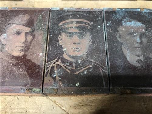 letterpress plates - 55 Copper Letterpress Plates, Printing Blocks, WWI Soldier, Sailor Army Navy B, by The Old Grainery (...
