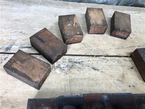 letterpress plates - 55 Copper Letterpress Plates, Printing Blocks, WWI Soldier, Sailor Army Navy F, by The Old Grainery (...