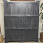 Triple Stack Bookcase, Black Kitchen Hutch Cabinet, Kitchen Storage Cupboard H