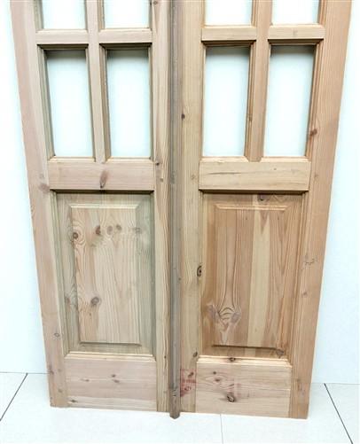 French Double Door (30.5x80.5) 8 Pane Glass Door European Styled EM40-A