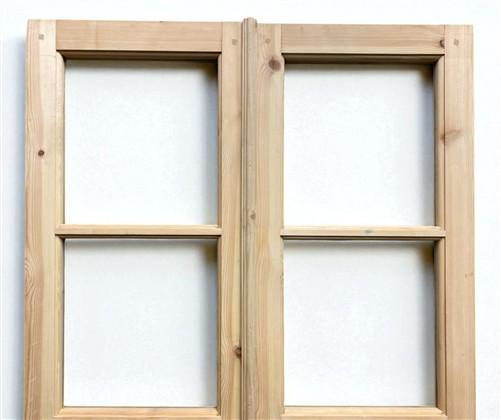 French Double Door (36x84.5) 4 Pane Glass Door European Styled EM13-A