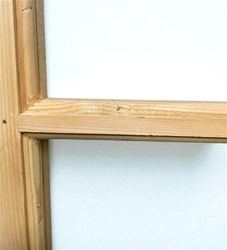 French Double Door (36x84.5) 4 Pane Glass Door European Styled EM13-A