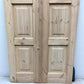 Arched French Double Doors (32x80.5) Panel Doors, European Styled Doors M7-A