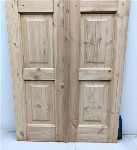 Arched French Double Doors (32x80.5) Panel Doors, European Styled Doors M7-A
