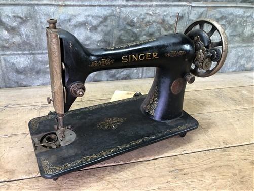 Sewing Machine - 1929 Singer Filigree Pattern Treadle Sewing Machine Head, Serial# AC863880, by The Old Grainery (1929, An...