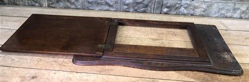 Singer Wood Table Top, Treadle Sewing Machine Base, Cabinet Part Vintage U, by The Old Grainery (brown, cabinet, decor)