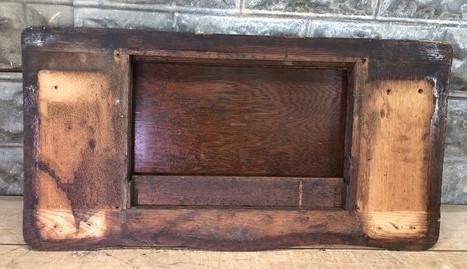 Singer Wood Table Top, Treadle Sewing Machine Base, Cabinet Part Vintage U, by The Old Grainery (brown, cabinet, decor)