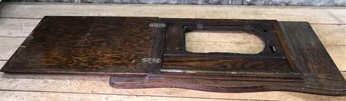 table top - Singer Wood Table Top, Treadle Sewing Machine Base, Cabinet Part Vintage V, by The Old Grainery (base, cabinet...