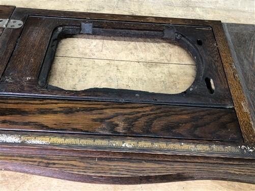 table top - Singer Wood Table Top, Treadle Sewing Machine Base, Cabinet Part Vintage V, by The Old Grainery (base, cabinet...