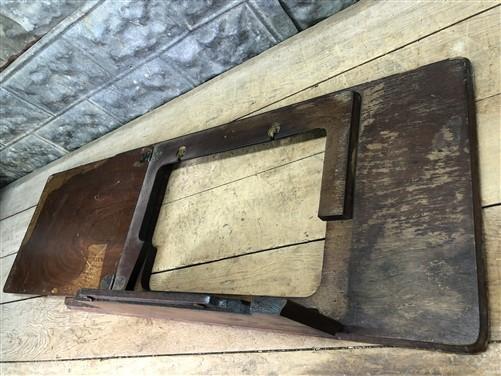 table top - Singer Wood Table Top, Treadle Sewing Machine Base, Cabinet Part Vintage W, by The Old Grainery (base, cabinet...