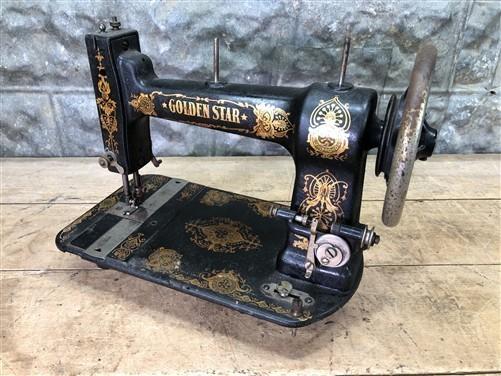 Sewing Machine - AG Mason Golden Star Treadle Sewing Machine Head Serial#5039490, Vintage Sewing, by The Old Grainery (aj...
