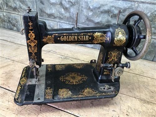 Sewing Machine - AG Mason Golden Star Treadle Sewing Machine Head Serial#5039490, Vintage Sewing, by The Old Grainery (aj...