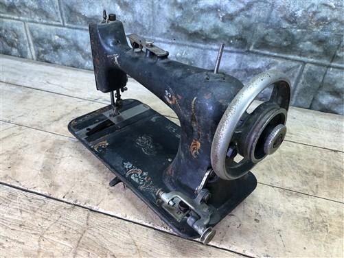 Sewing Machine - Antique Treadle Sewing Machine Head, Vintage Hand Crank Sewing Machine A, by The Old Grainery (antique, b...
