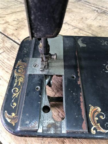 Sewing Machine - Antique Treadle Sewing Machine Head, Vintage Hand Crank Sewing Machine A, by The Old Grainery (antique, b...