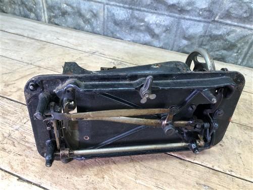 Sewing Machine - Antique Treadle Sewing Machine Head, Vintage Hand Crank Sewing Machine A, by The Old Grainery (antique, b...