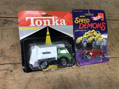 matchbox cars - NIB Matchbox Cars, 1985 Mattel Hot Wheels Speed Demons, 1980 Tonka Scramblers, by The Old Grainery (1980,...