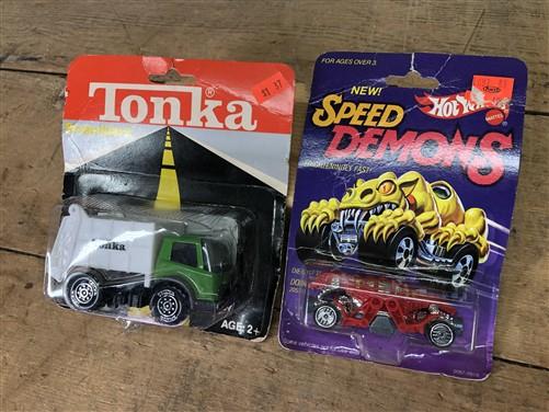 matchbox cars - NIB Matchbox Cars, 1985 Mattel Hot Wheels Speed Demons, 1980 Tonka Scramblers, by The Old Grainery (1980,...