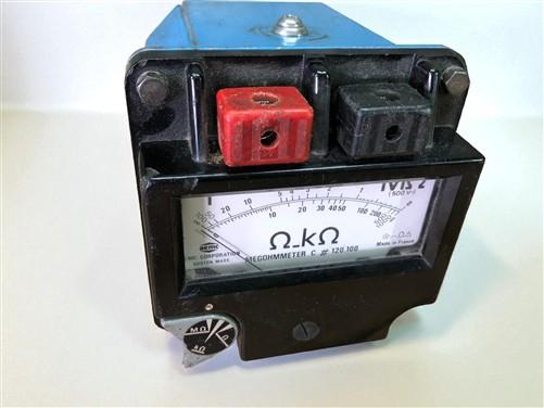 Ham Radio - Vintage AEMC Megohmmeter C #120.100, Hand Crank Tester, Vintage Ham Radio by The Old Grainery (aemc, aemc corp...