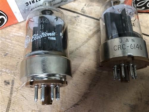 Ham Radio - Lot of 4 Vintage Vacuum Tubes GE RCA Amperex 6146, 6146A, 6146B Ham Radio NOS, A by The Old Grainery (6146, 61...