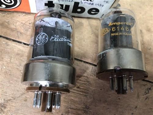 Ham Radio - Lot of 4 Vintage Vacuum Tubes GE RCA Amperex 6146, 6146A, 6146B Ham Radio NOS, A by The Old Grainery (6146, 61...